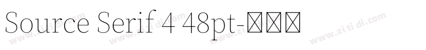 Source Serif 4 48pt字体转换